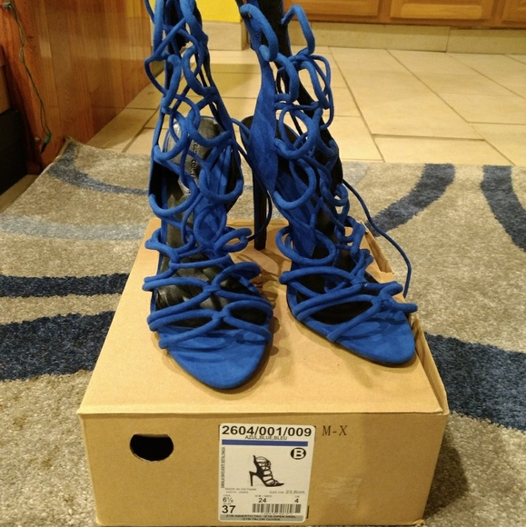 Zara Shoes - Blue Zara lace-ups